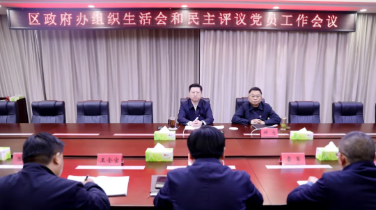 区政府办召开组织生活会